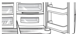 LG-GOLDSTAR GC-P207TLQAC - Conversion en compartmenté légumes ou viande (sur certains modèles uniquement) - 2