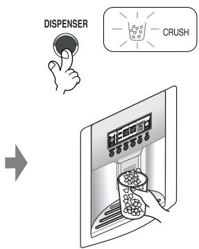 LG-GOLDSTAR GC-P207TLQAC - Glaçons en cube - 3