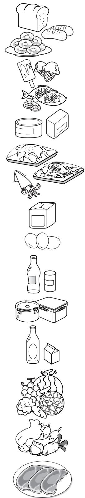 LG-GOLDSTAR GC-P207TLQAC - Emplacement des aliments - 1