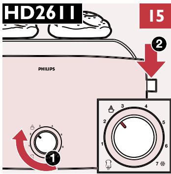 PHILIPS HD261130LILAS - Dépannage - 14