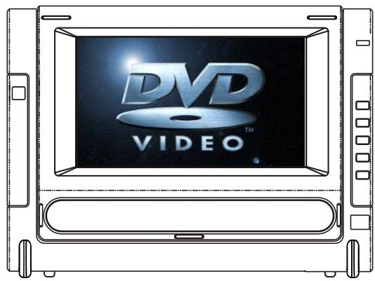 SCOTT CRX-I912 - Ensemble de 2 lecteurs DVD portables avec écran 7" - 2