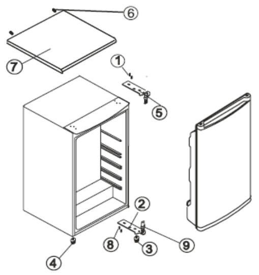TECNOLEC TREFL 144cob - INVERSION DU SENS D'OUVERTURE DE LA PORTE - 1