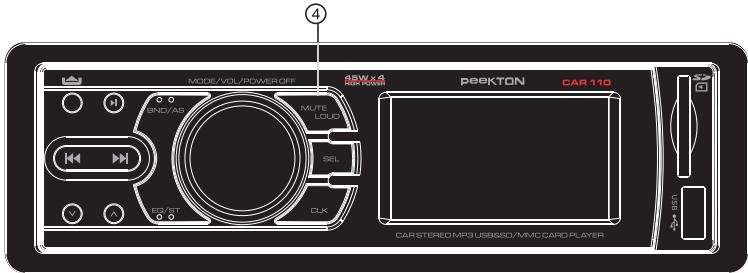 PEEKTON CAR 110 - Egalisation des basses - 1