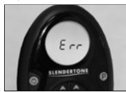 SLENDERTONE CEINTURE ABS 7 - Messages d'erreur - 1