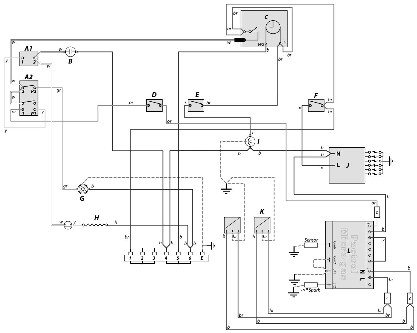 FALCON CLASSOLPCY/B-EUC - Schémas de Câblage - 1