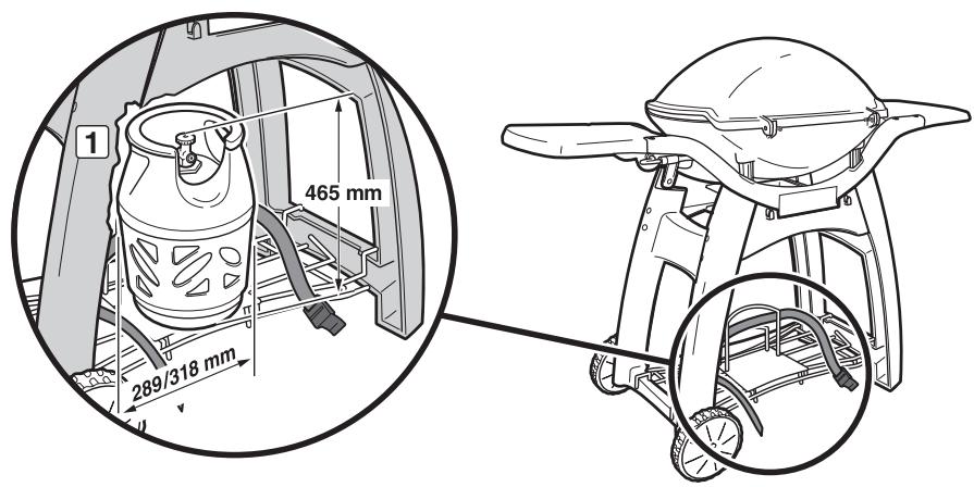WEBER Q3000 56060053 - EXIGENCES POUR L'INSTALLATION SUR LE CHARIOT - 2