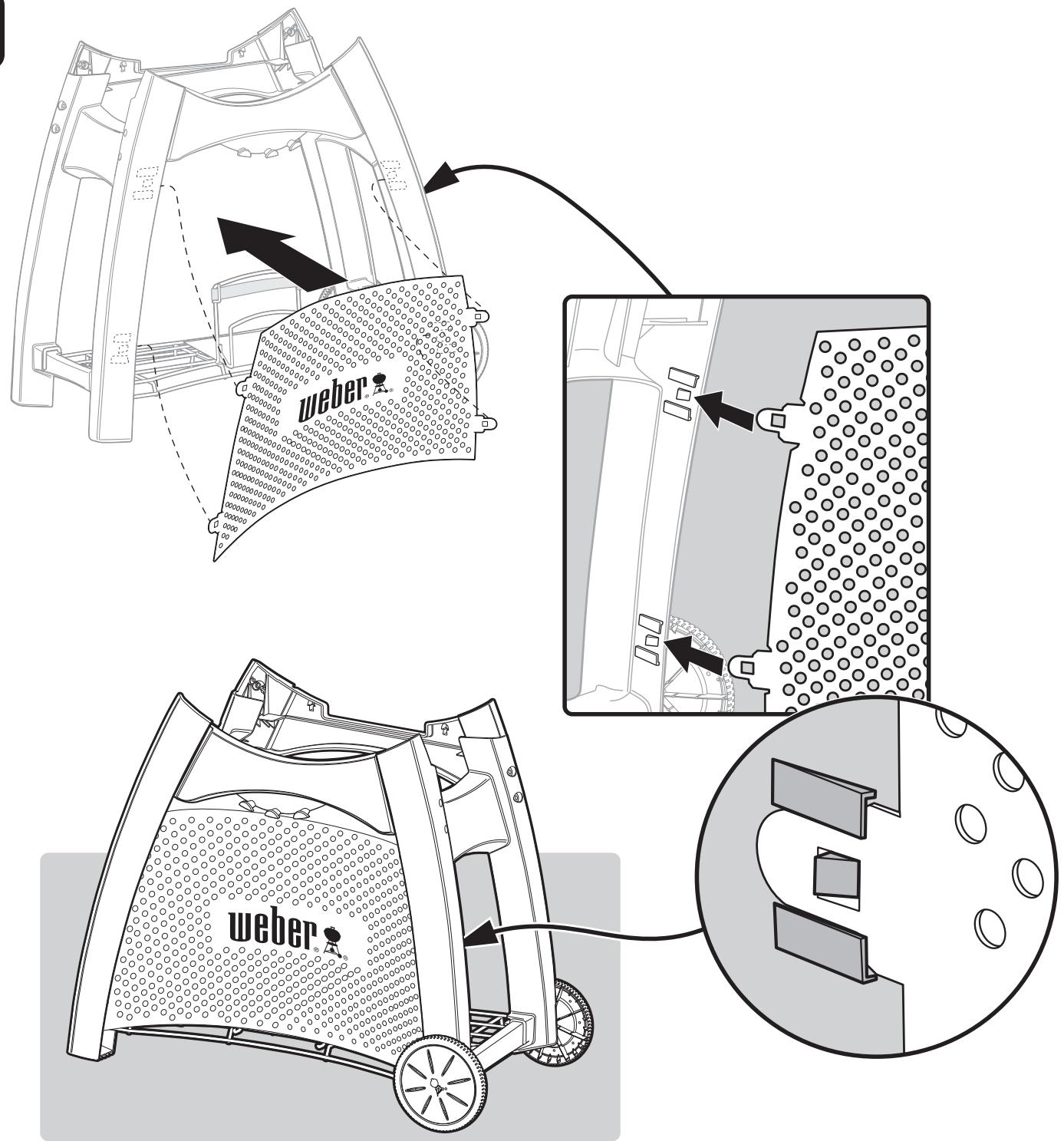 WEBER Q3000 56060053 - LISTE DES PIECES - 52