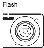 CASIO EX-S12BKECD - Utilisation du flash (Flash) - 2