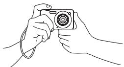 CASIO EX-S12BKECD - Prise en main correcte de l'appareil photo - 1