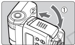 CANON FLASH SPEEDLIT 430XII - Installez les piles. - 1