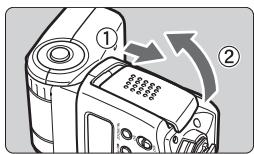 CANON FLASH SPEEDLIT 430XII - Mise en place des piles - 1