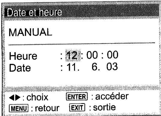 PANASONIC NV-HV50 - Programmation manuelle - 1