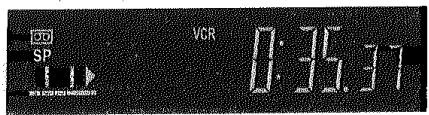 PANASONIC NV-HV50 - Indication de la durée de bande restante - 1