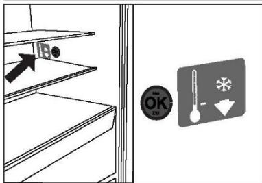 HAIER HCR7818DWPT - ISTEGEBAGLI:OK-sicaklik gõstergesi - 2
