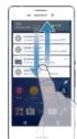 SONY XPERIA M4 AQUA DS BLC - Pour ouvrir ou fermer le volet de notification - 1
