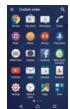 SONY XPERIA M4 AQUA DS BLC - Écran Applications - 1