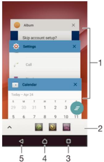 SONY XPERIA M4 AQUA DS BLC - Parcourir les applications - 1