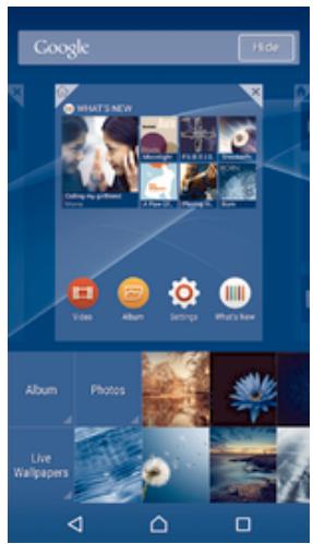SONY XPERIA M4 AQUA DS BLC - Arrière-plan et thèmes - 1