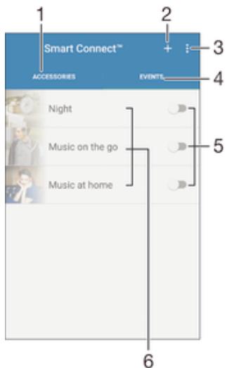 SONY XPERIA M4 AQUA DS BLC - Contrôlez les accessoires et les réglages avec Smart Connect™ - 1