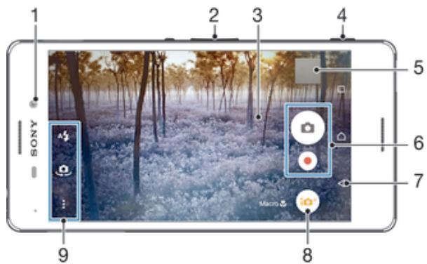SONY XPERIA M4 AQUA DS BLC - Prendre des photos et enregistrer des videos - 1