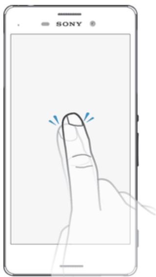 SONY XPERIA M4 AQUA DS BLC - Utiliser l'écran tactile - 1