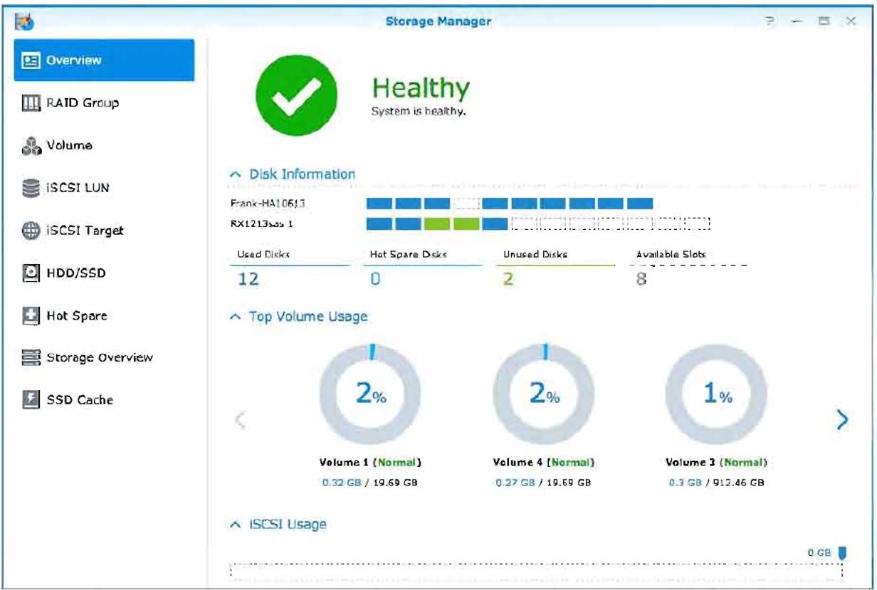 SYNOLOGY DS216i - Gestion des RAID Groups - 1