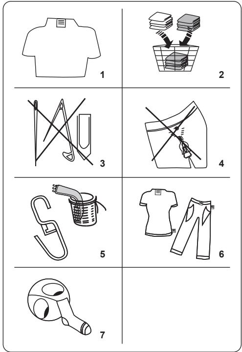 WINIA WVD-08T2WW12B51 - Préparation du linge - 1