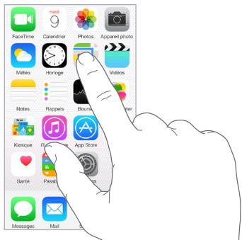 APPLE iPDTCH 16G OR - Commencer par l'écran d'accueil - 1