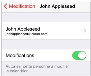 APPLE iPDTCH 16G OR - Partager des calendriers iCloud - 1