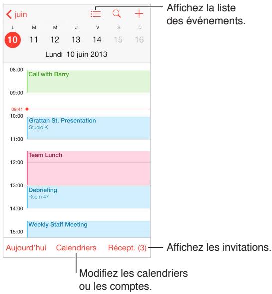 APPLE iPDTCH 16G OR - Calendrier en un coup d'oeil - 1