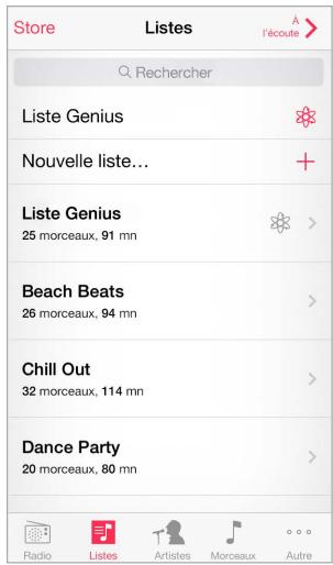 APPLE iPDTCH 16G OR - Listes de lecture - 1