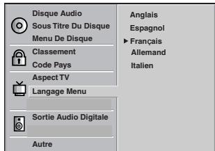 LG-GOLDSTAR DVD-5083 - Langue du menu - 1