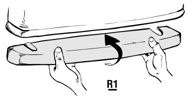 BRANDT DDA288WE - Réversibilité des portes - 1