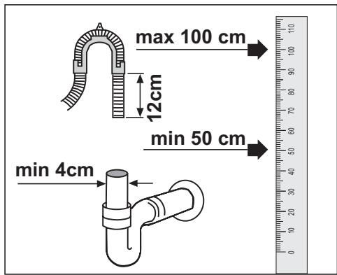 MAROUE DiS1300conic - Raccordement du conduit d'évacuation - 1
