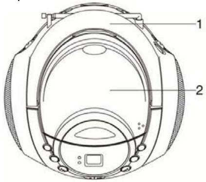 JVC RD-F321W - CONTROLOS - 1