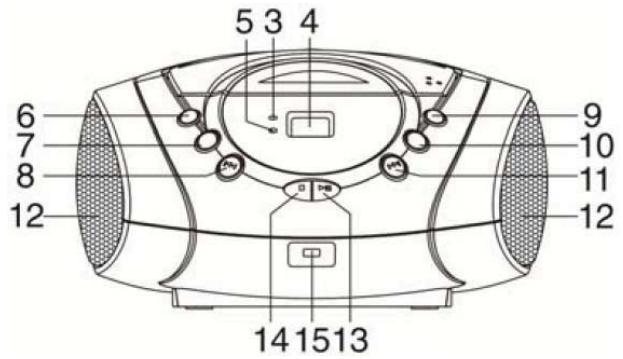 JVC RD-F321W - COMMANDES - 2