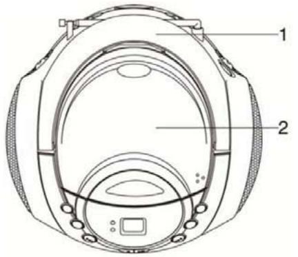 JVC RD-F321W - COMMANDES - 1