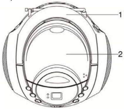 JVC RD-F321W - CONTROLS - 1