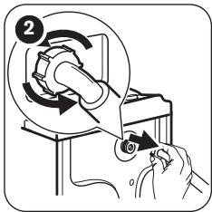 FAURE PWQ6150C - NETTOYAGE DU TUYAU D'ARRIVÉE D'EAU ET DU FILTRÉ DE LA VANNE - 2