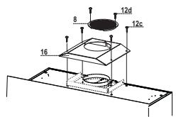 ROBLIN OMBRE/2 800 NOIR - Branchement avec un tube de 120 - 2