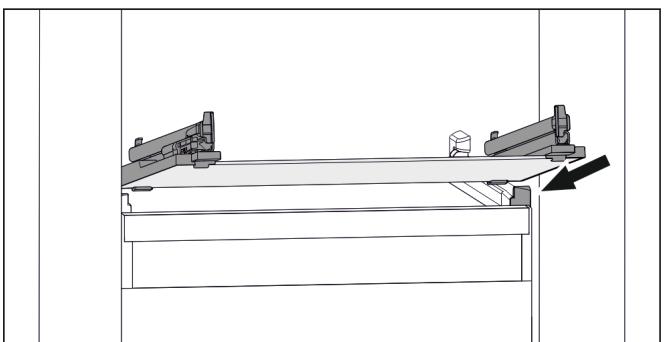 LIEBHERR SIFNSF5128-20 - Insérer la tablette en verre - 1