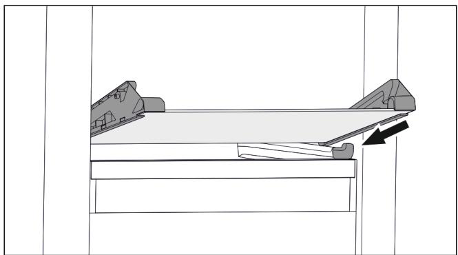 LIEBHERR SIFNSF5128-20 - Insérer la tablette en verre - 1