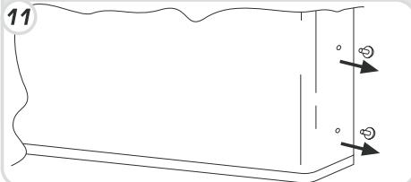 CANDY CFC350AGX - Inverser le SENS d'ouverture des PORTES - 12