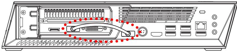 MSI Trident 3 9SI-663FR - > Activation du port HDMI avant - 2