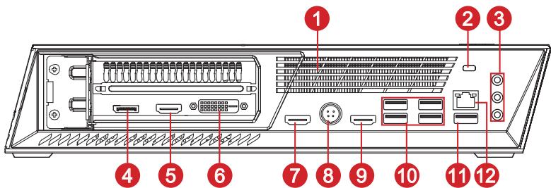 MSI Trident 3 9SI-663FR - Port de sortie HDMI HOMI - 1