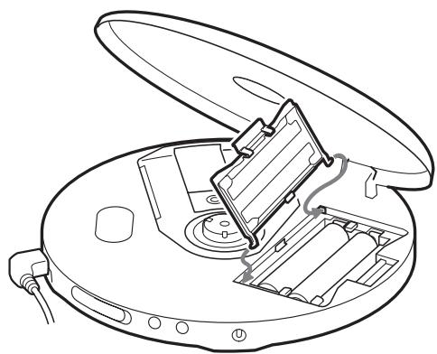 SONY D-NE 270 C - Pour fixer le couvercle du compartment à piles - 1