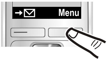 GIGASET E310 - Modification de la langue d'affichage - 1