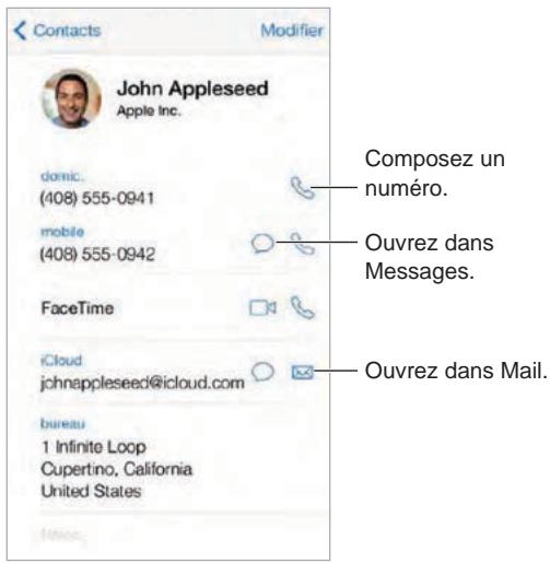 APPLE iPhone5S16GoReconditionne4345037 - Contacts en un coup d'oeil - 1