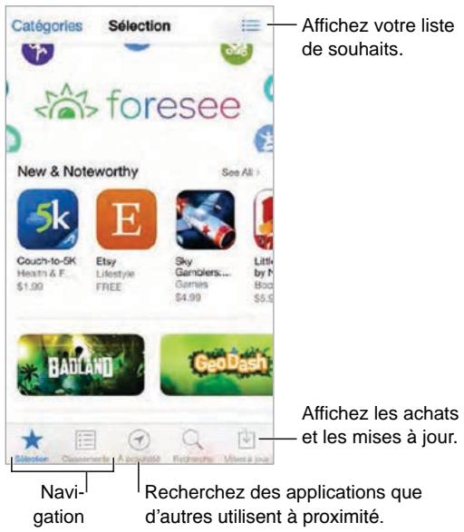 APPLE iPhone5S16GoReconditionne4345037 - L'App Store en un coup d'oeil - 1