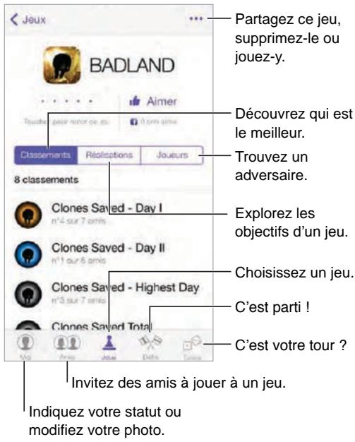 APPLE iPhone5S16GoReconditionne4345037 - Game Center en un coup d'oeil - 1